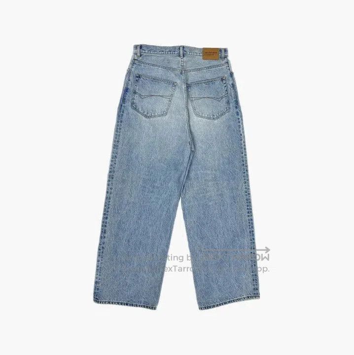 Balenciaga Balenciaga SS24 Wash Denim Wide-Leg Pants. Size US 27 - 3 Thumbnail
