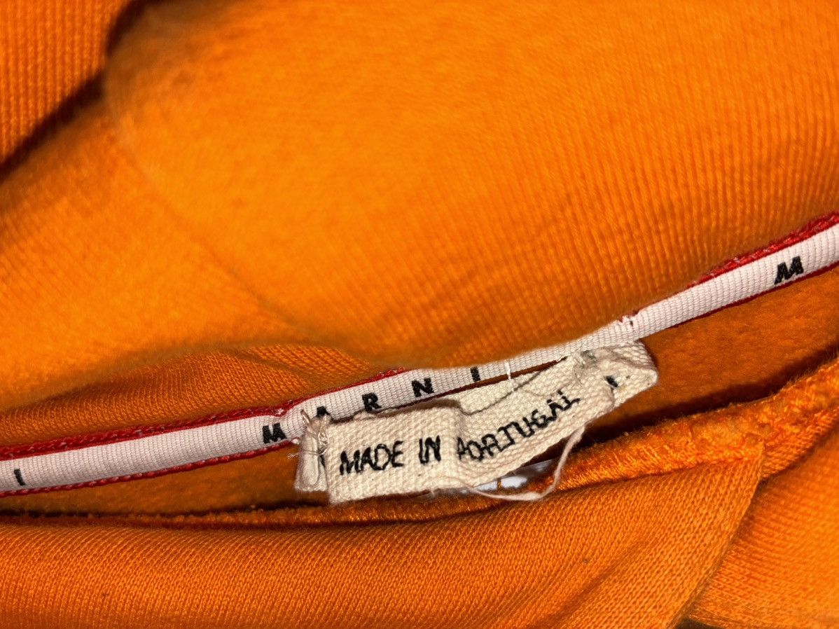 Marni Marni orange hooded sweatshirt Size US L / EU 52-54 / 3 - 5 Thumbnail