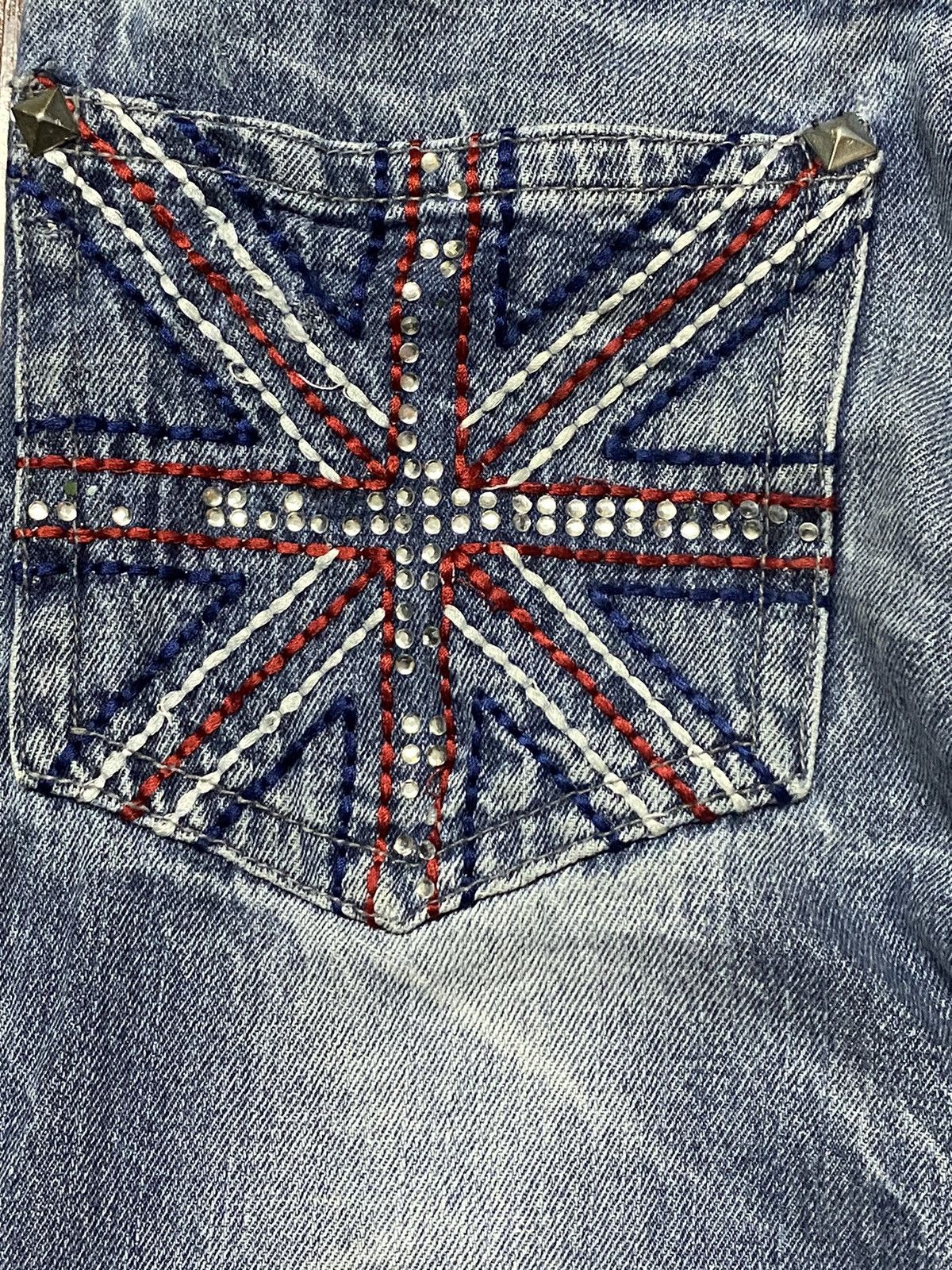 Japanese Brand Vintage Japanese Brands Thunder Distressed Denim Jeans Size US 27 - 11 Thumbnail