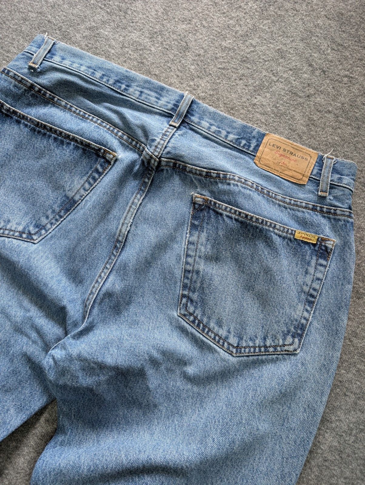 Levi's Levi’s Jeans Vintage 00s Y2K Signature Straight Fit 40x30 Size US 40 / EU 56 - 7 Thumbnail