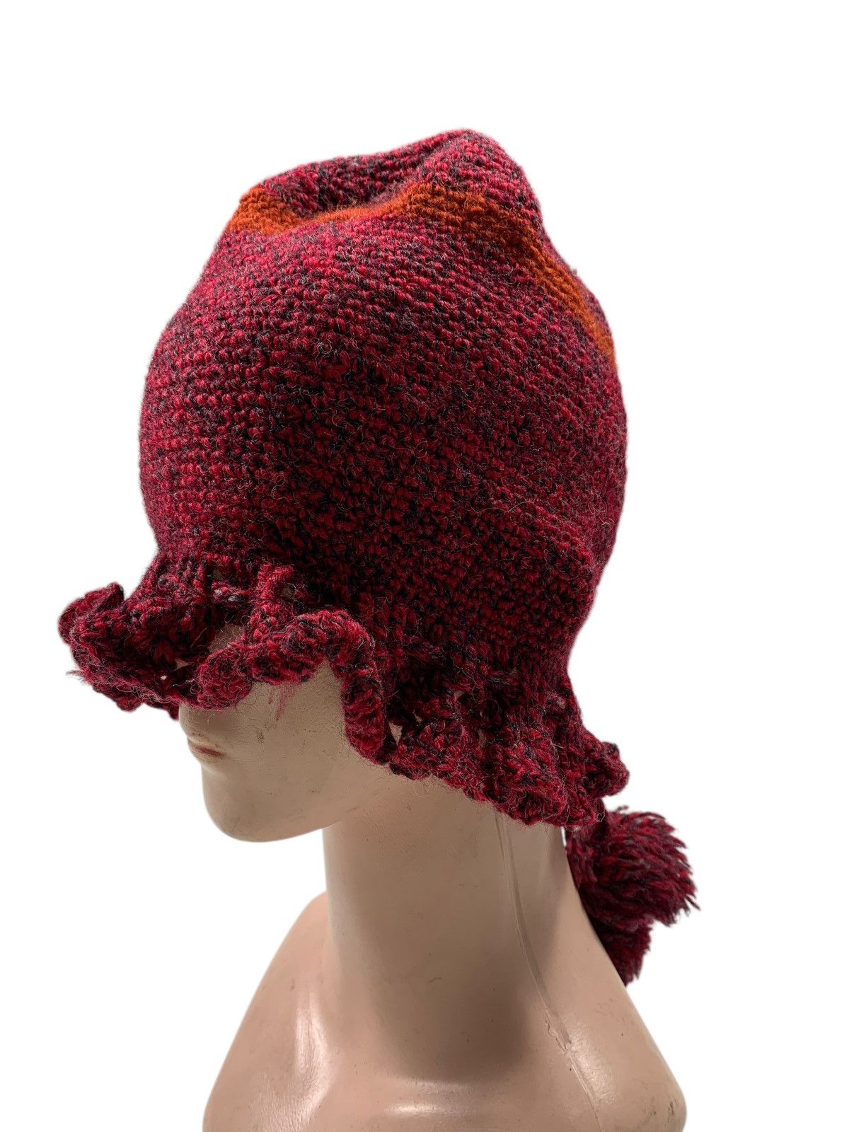 Kapital Crochet knitted handmade Hats RARE Size ONE SIZE - 2 Thumbnail