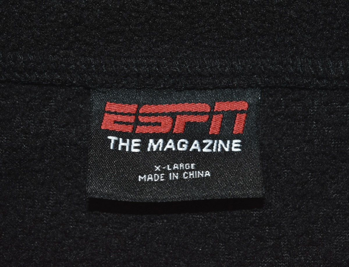 Vintage Vintage ESPN Magazine Fleece Halfzip Pullover (XL) Size US XL / EU 56 / 4 - 5 Thumbnail