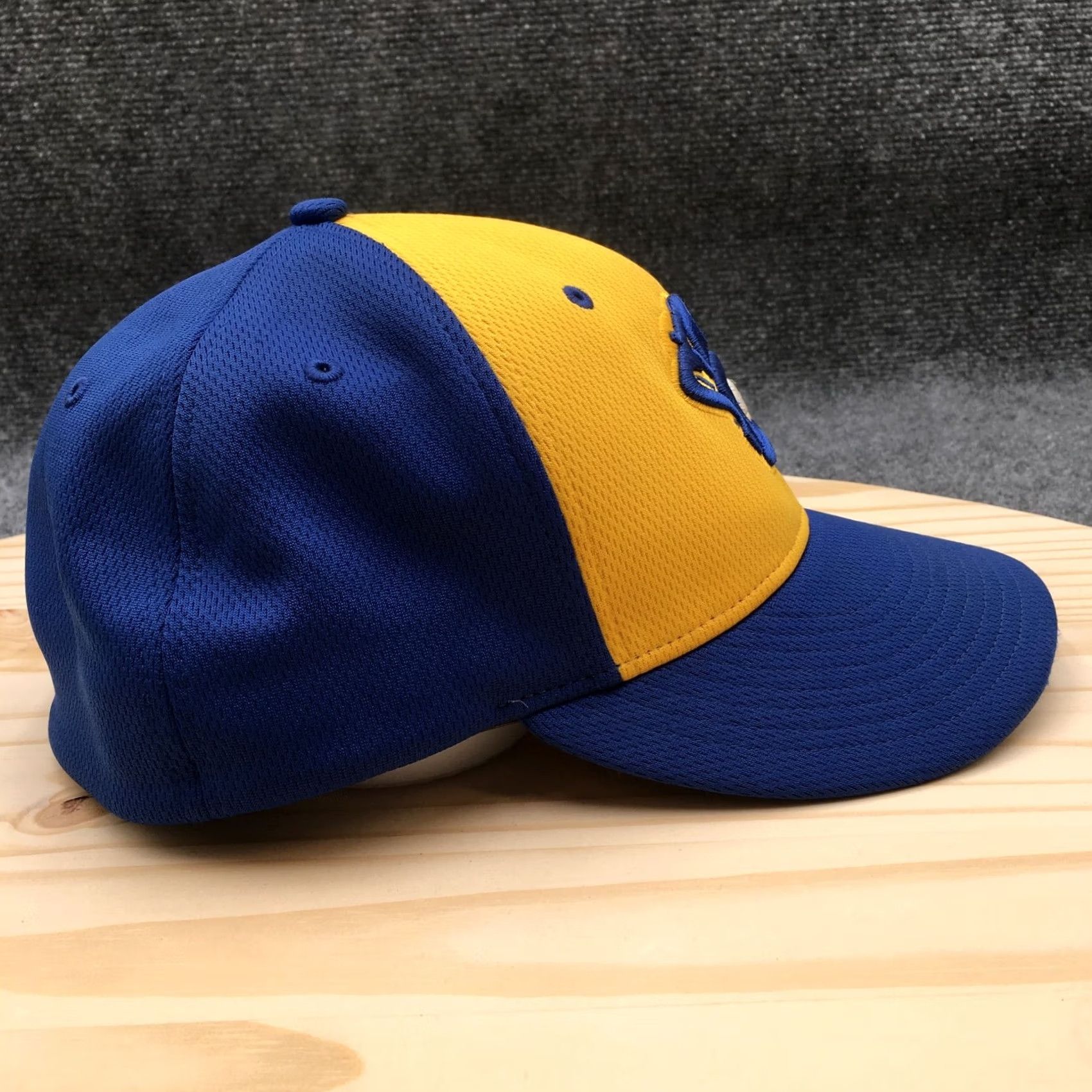Vintage Saint Michael Albertville Fitted Baseball Cap Hat Mens S-M Blue Gold Richardson Size ONE SIZE - 5 Thumbnail