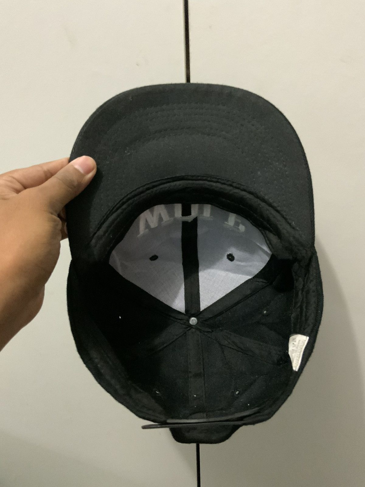 Japanese Brand Wolf Big Black Hat Size ONE SIZE - 7 Thumbnail