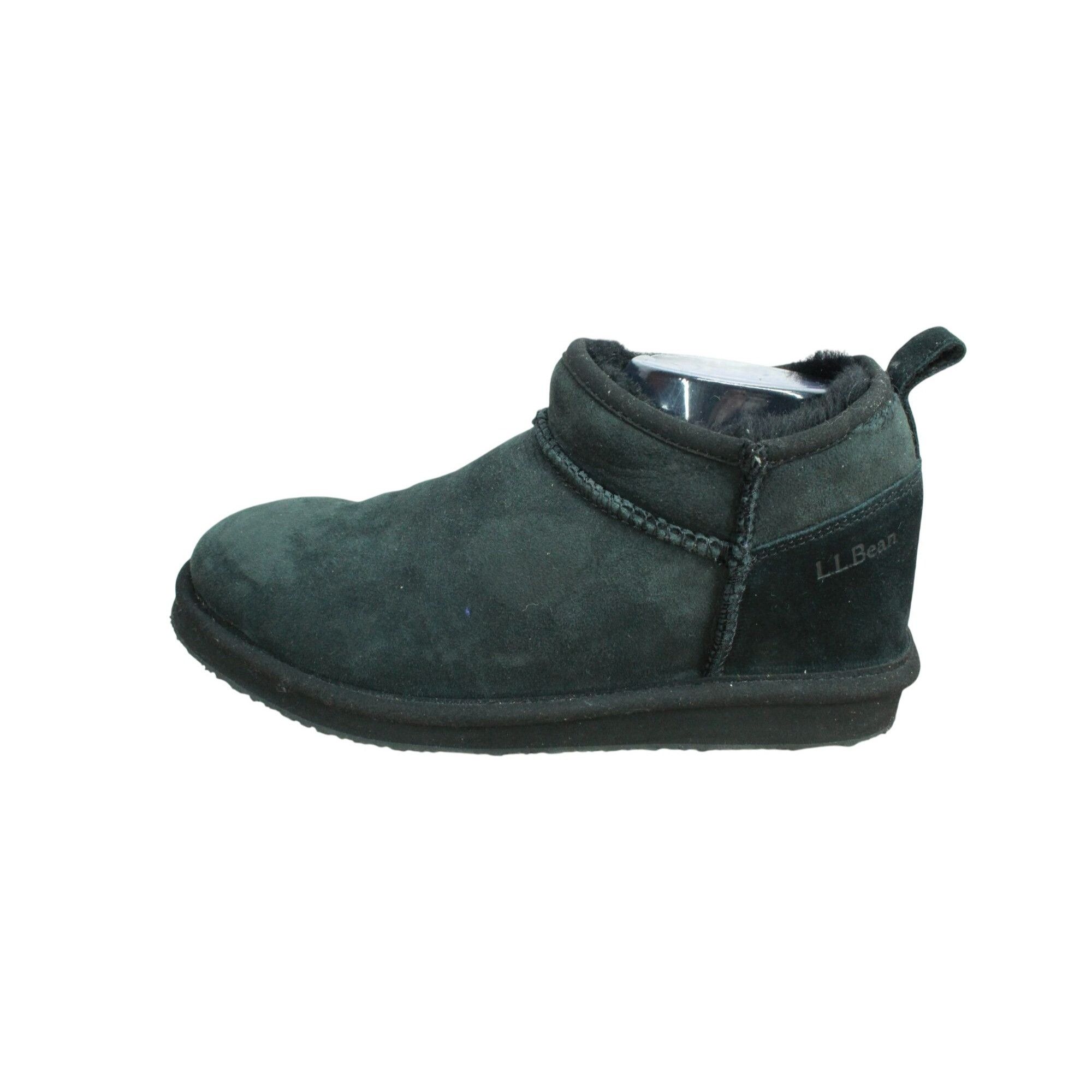 L.L. Bean LL Bean Women's Suede Wicked Good Shearling Lined Slipper Size US 7 / IT 37 - 1 Thumbnail