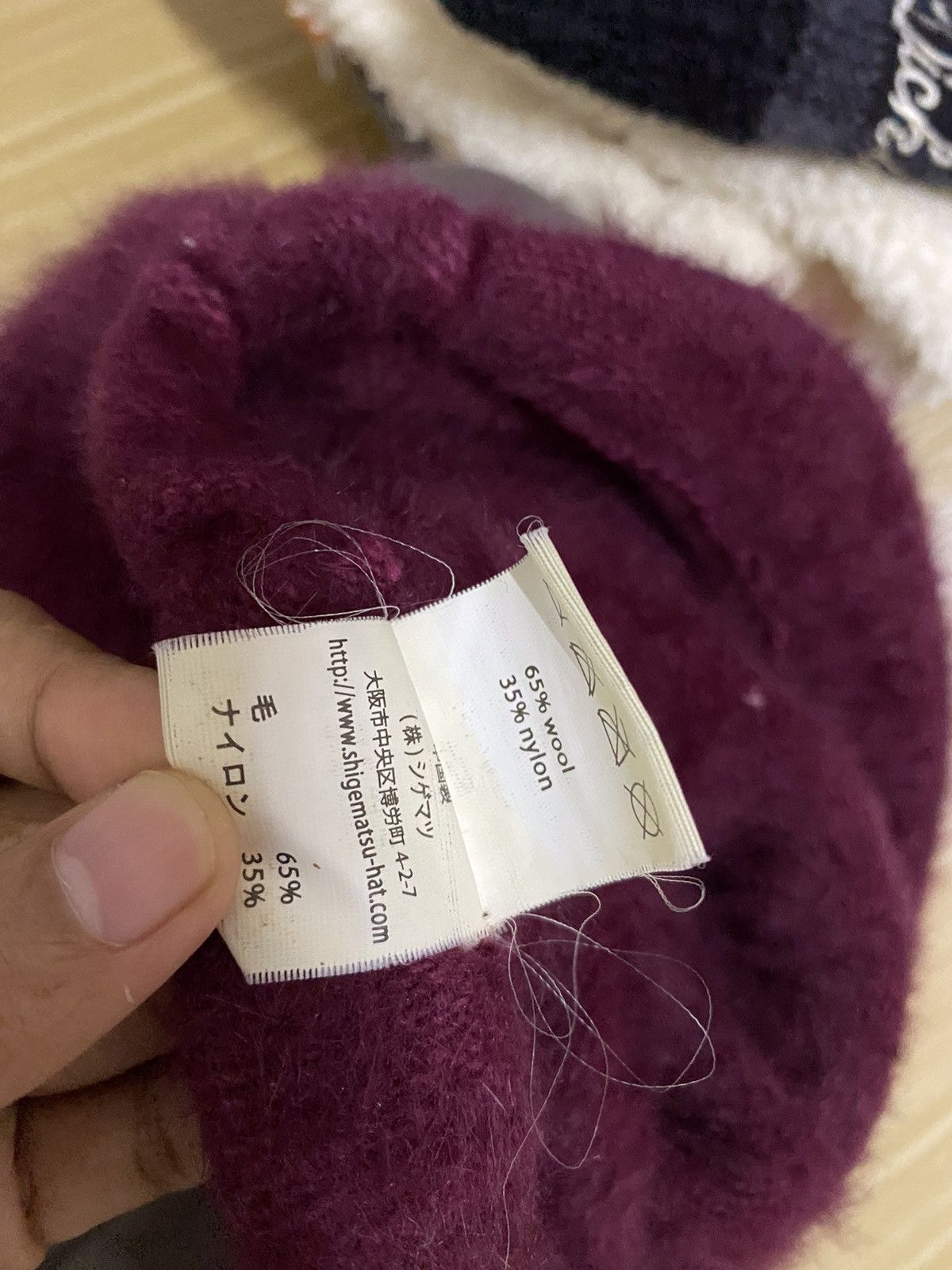 Japanese Brand × Vintage Japanese Brand Plain Beanie Hat Size ONE SIZE - 6 Thumbnail