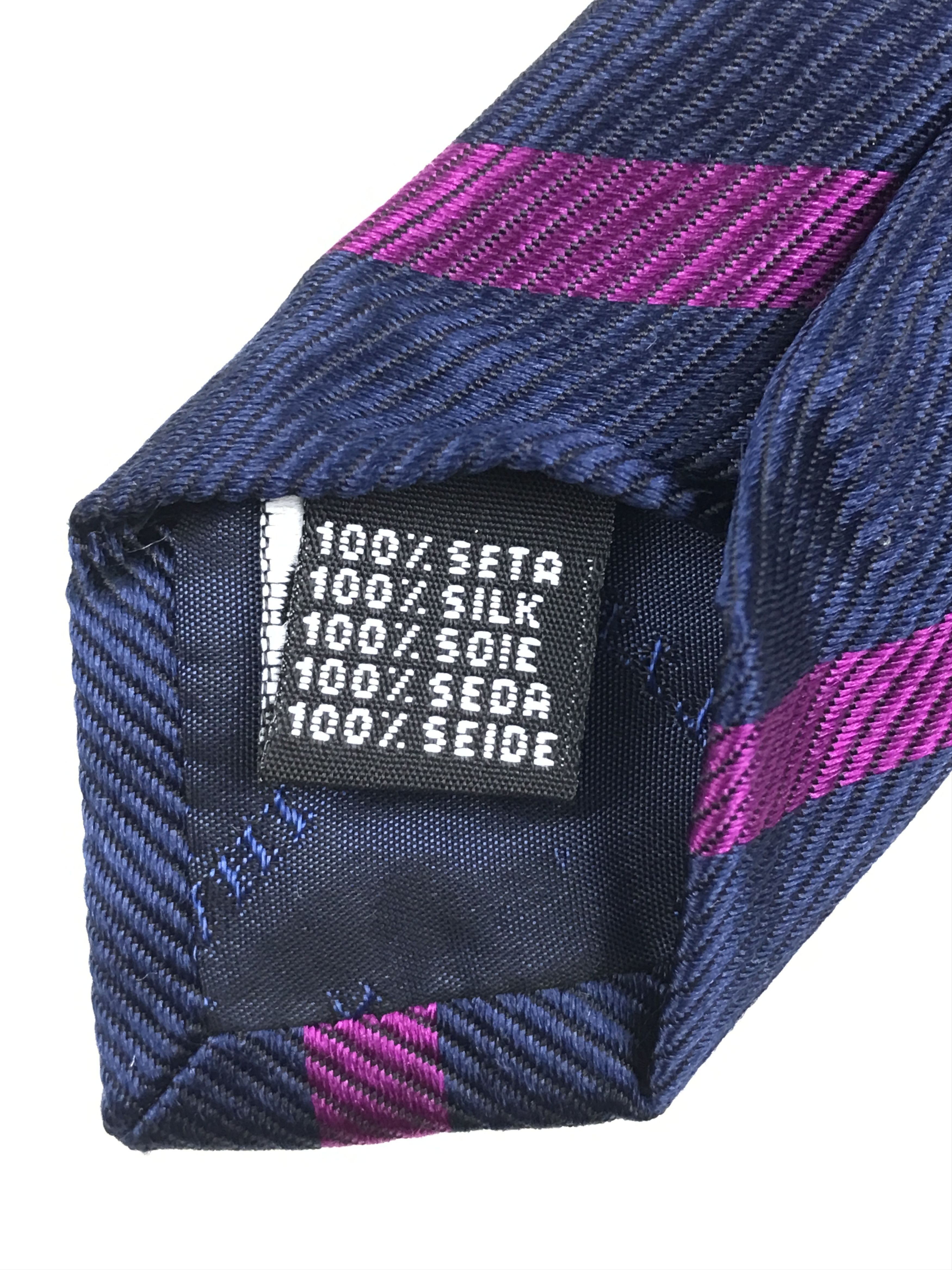 Charles Tyrwhitt × Vintage Vintage Charles Tyrwhitt Silk Necktie Size ONE SIZE - 6 Thumbnail