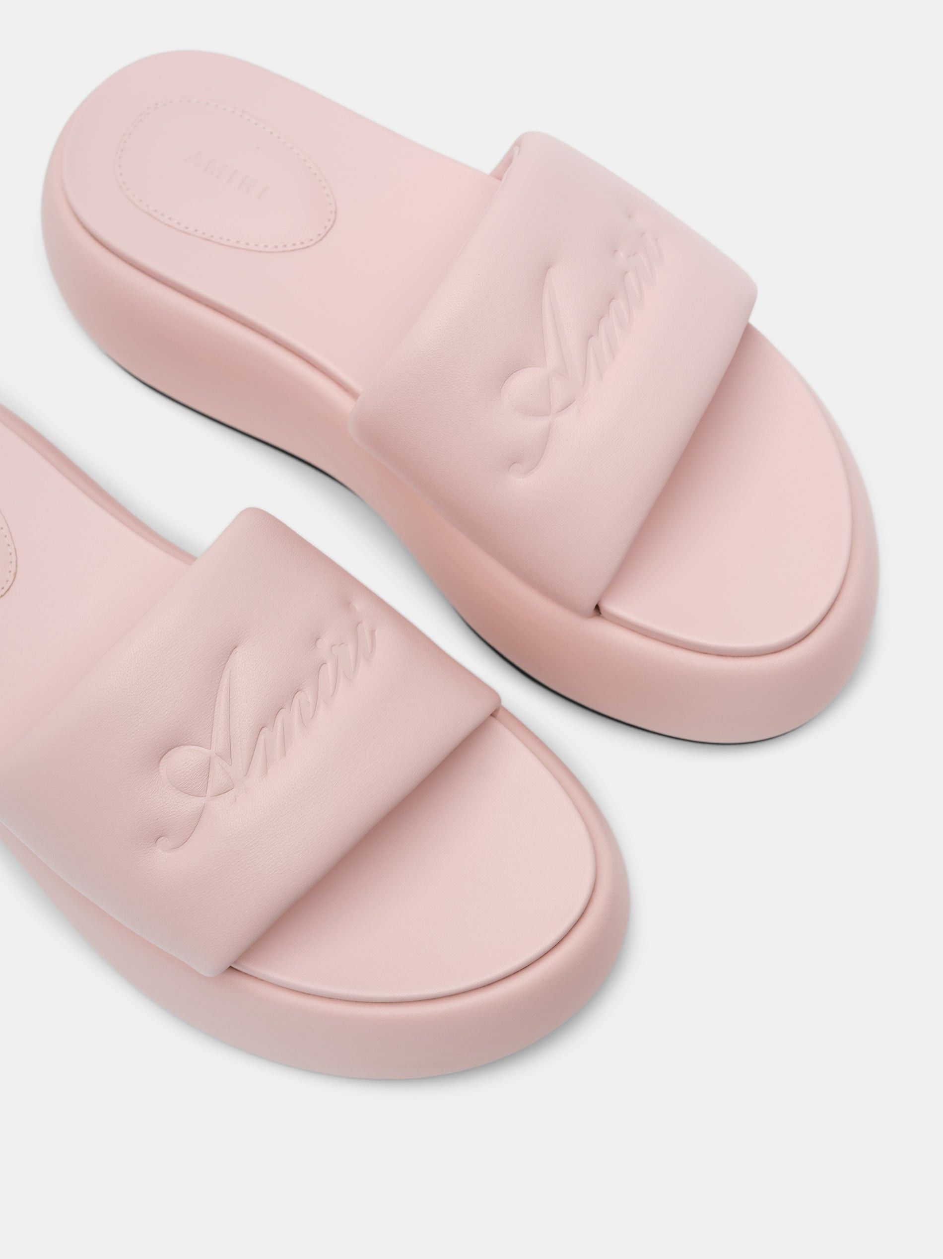 Amiri oc11z0525 Script Platform Sandals in Pink Size US 9 / IT 39 - 5 Thumbnail