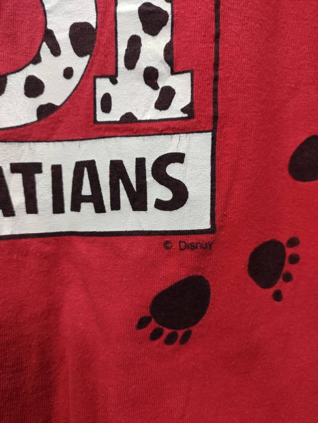 Disney Vtg 90's 101 Dalmatians Movie Promo T-Shirt Size US XL / EU 56 / 4 - 4 Thumbnail