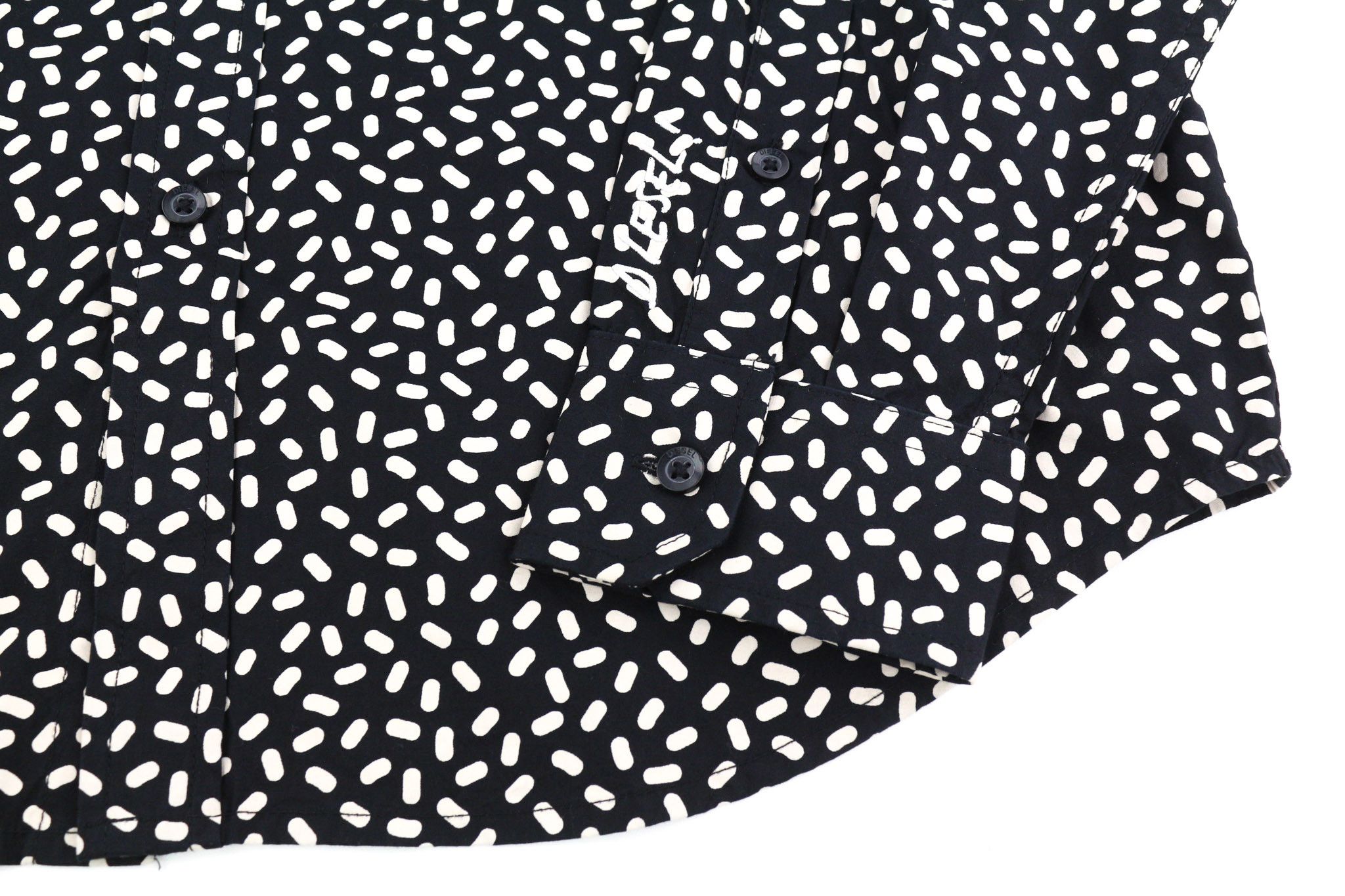 Diesel S-RILEY-PILLS M Patterned Spread Neck 40518 Size US M / EU 48-50 / 2 - 5 Thumbnail