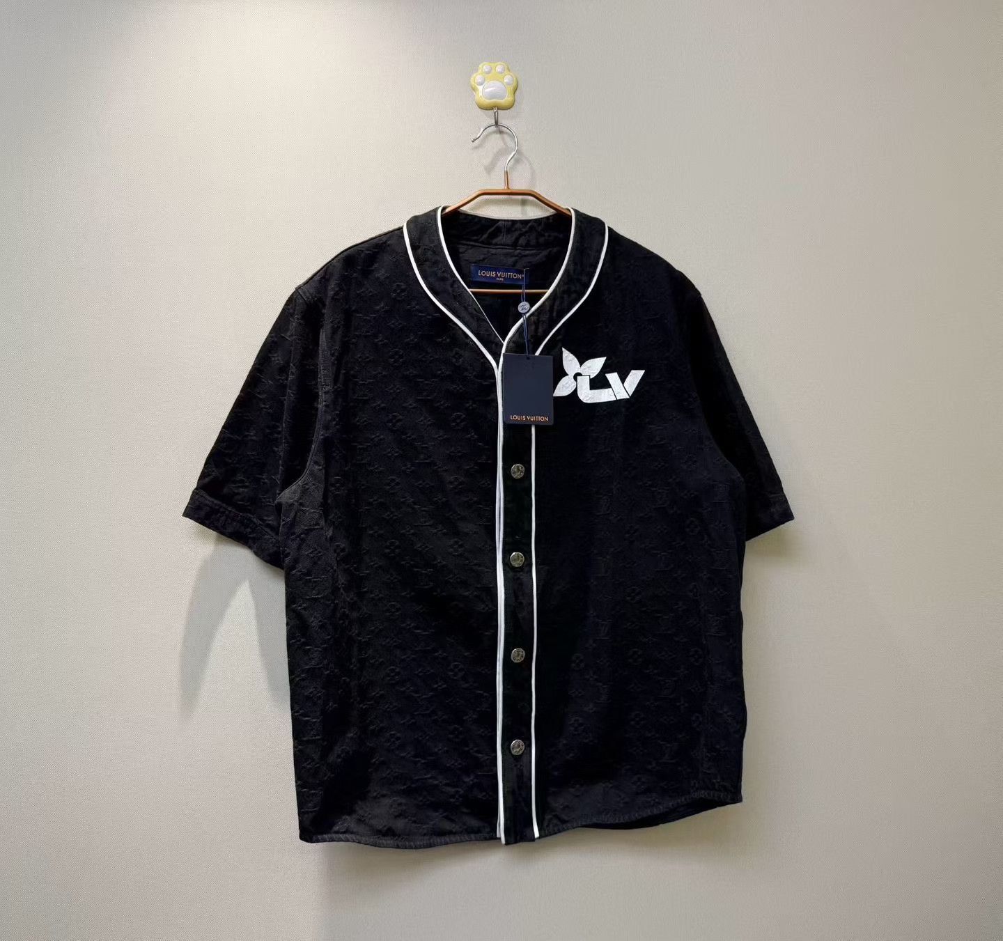 Louis Vuitton Louis Vuitton LV Black Monogram Denim Tee Size US XL / EU 56 / 4 - 1 Thumbnail