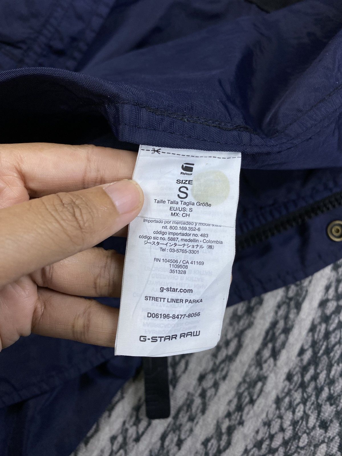 G-Star Vintage G-Star Raw Navy Hooded Long Parka Size US M / EU 48-50 / 2 - 13 Thumbnail