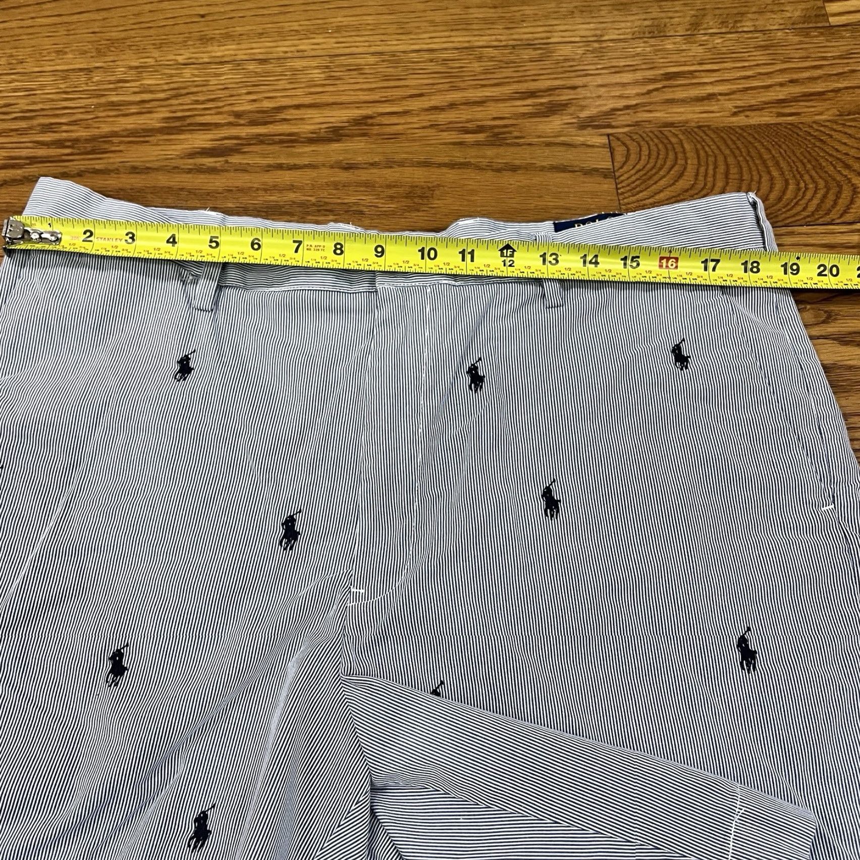 Polo Ralph Lauren Polo Ralph Lauren Shorts Mens 38x8 Classic Fit Seersucker Pony Logo Nautical Size US M / EU 48-50 / 2 - 5 Thumbnail