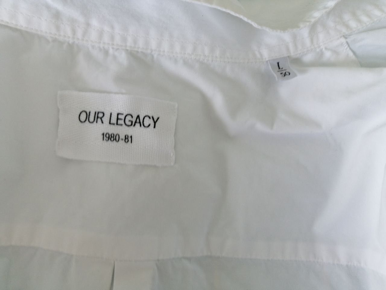 Our Legacy Our legacy White shirt Size US M / EU 48-50 / 2 - 5 Thumbnail