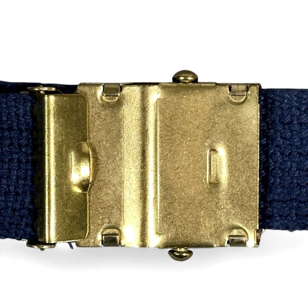 Levi's VINTAGE Levi's Belt Mens 30 Blue Canvas Slide 1980 Olympic Games USA 80s Belt Mens Blue 30 USA 80s Levis Catalog Logo Buckle Size 30 - 5 Thumbnail