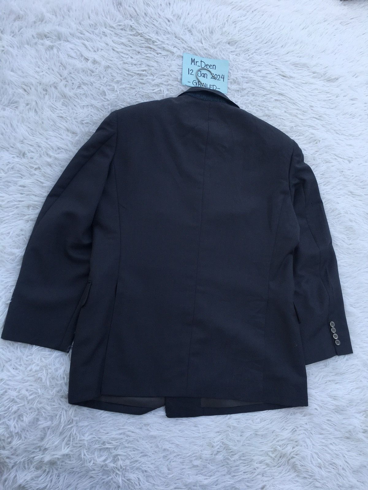 Burberry Rare Vintage Burberry Plain Blazer Size 36R - 17 Thumbnail