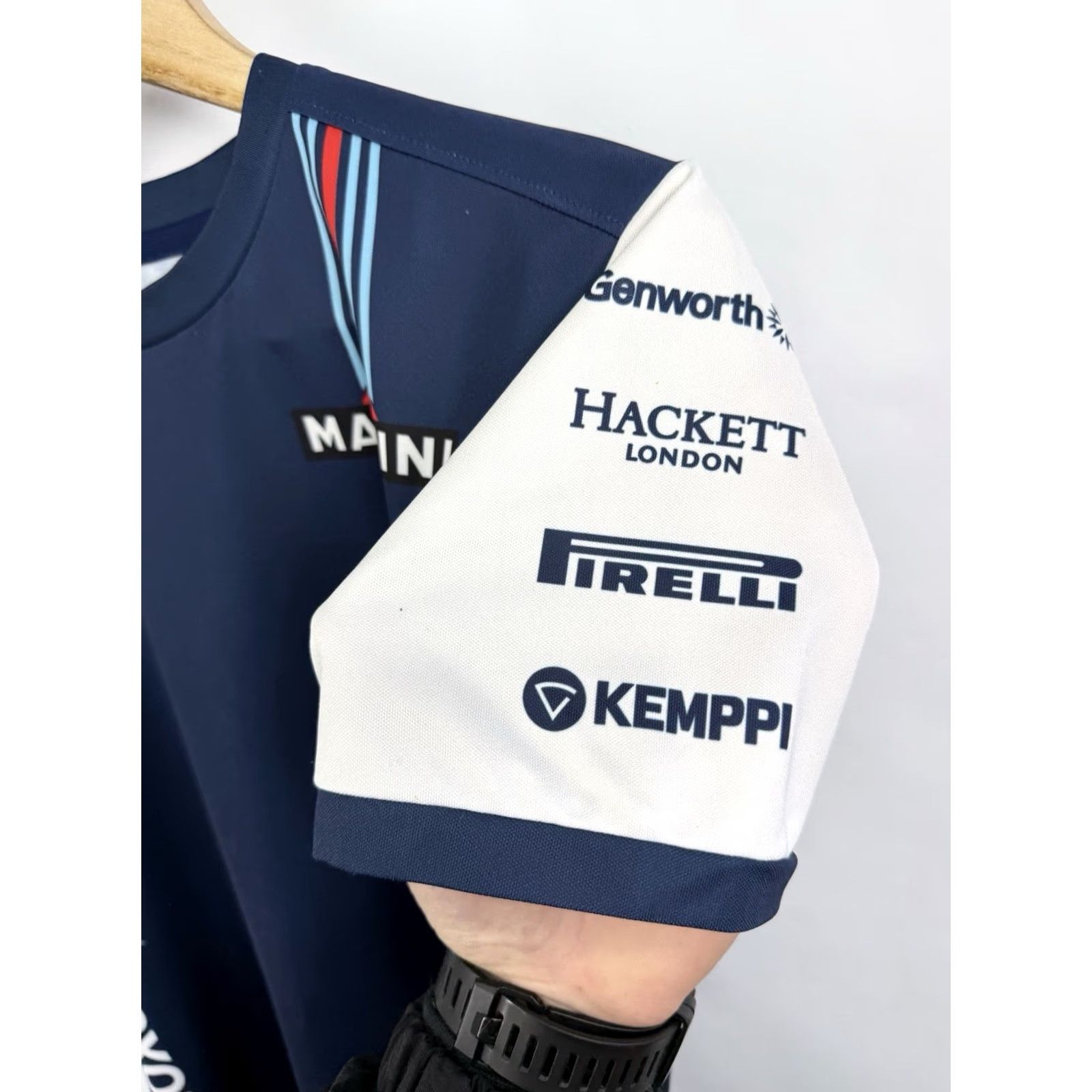 Hackett Hackett Williams Martini Racing Mercedes Jersey F1 Rare Shirt S Mens Multicolor Dark Blue Size US S / EU 44-46 / 1 - 7 Thumbnail