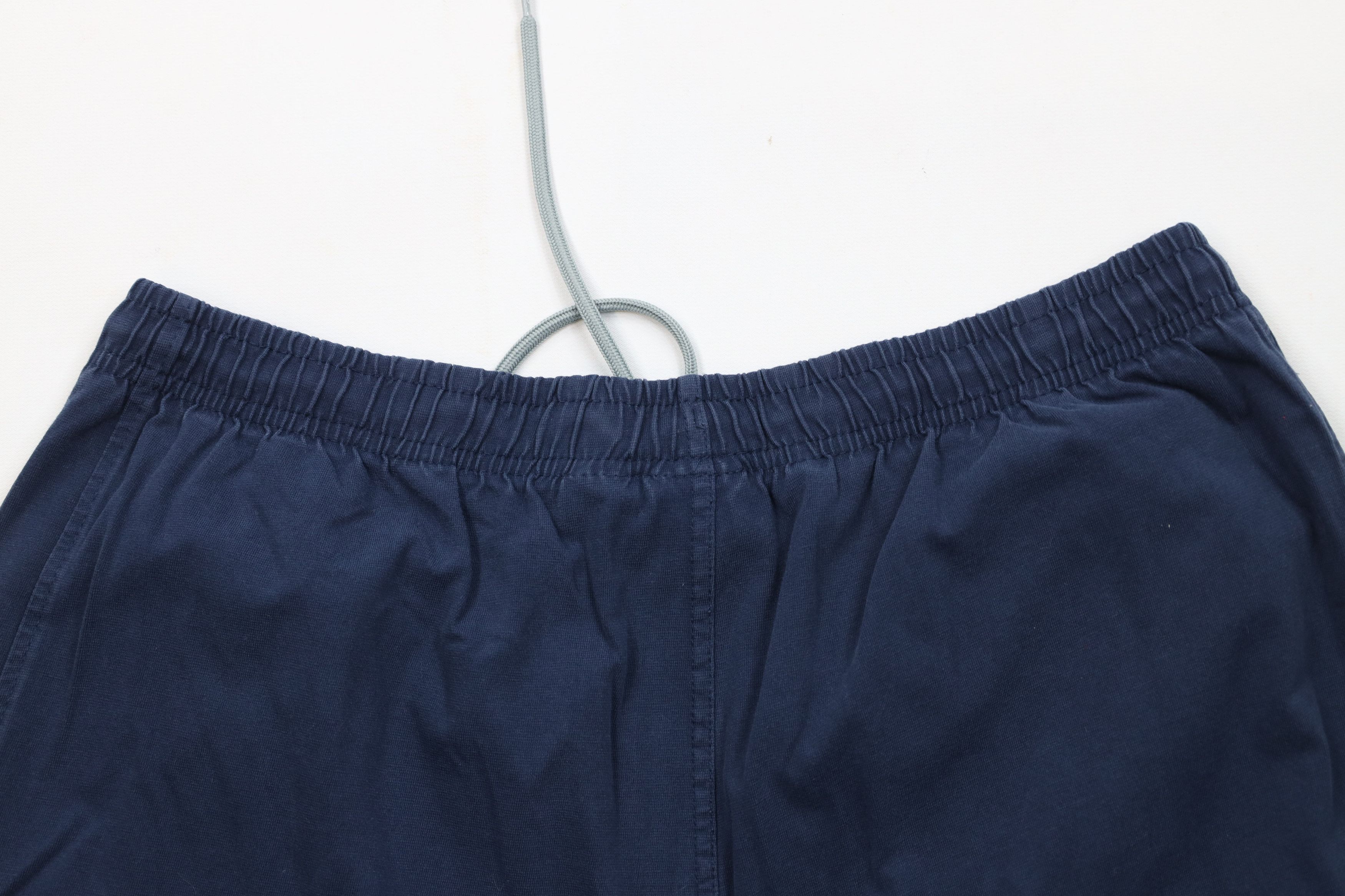 Reebok Vintage Reebok Faded Spell Out Above Knee Shorts Navy Blue Size US 32 / EU 48 - 9 Thumbnail