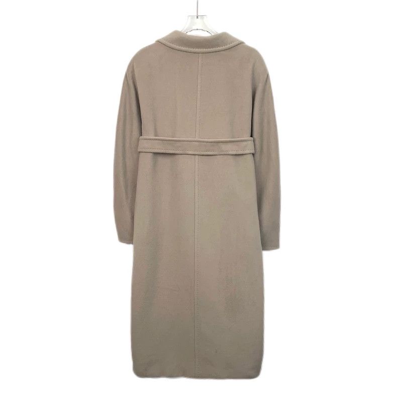 Max Mara Max Mara 101801 Sand Wool Lapel Double Breasted Belted Coa Size M / US 6-8 / IT 42-44 - 2 Thumbnail