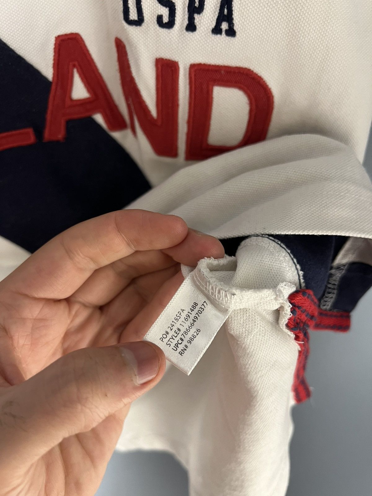 Polo Ralph Lauren VINTAGE U.S POLO ASSN ENGLAND DESIGNER CASUAL RETRO Y2K 90s Size US M / EU 48-50 / 2 - 10 Thumbnail