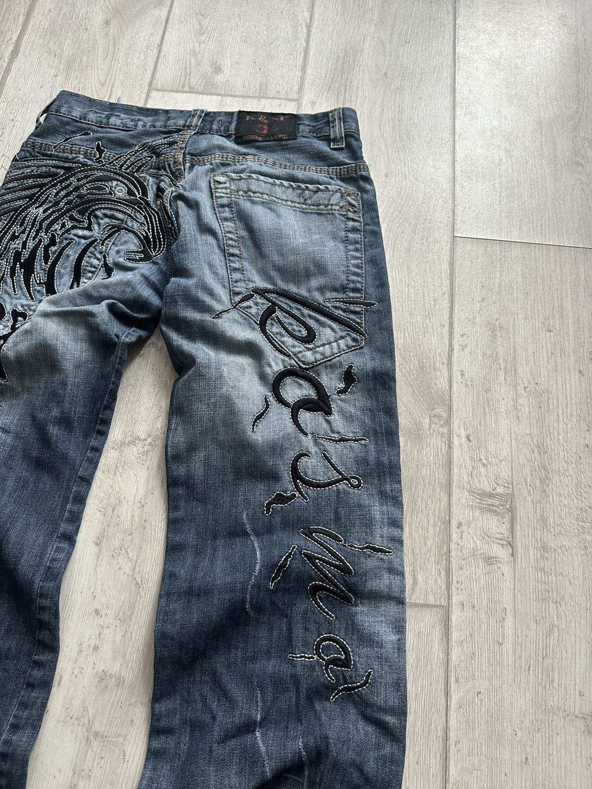 Japanese Brand Vintage Streetwear Denim Jeans Y2K Avant Garde Size US 30 / EU 46 - 10 Thumbnail