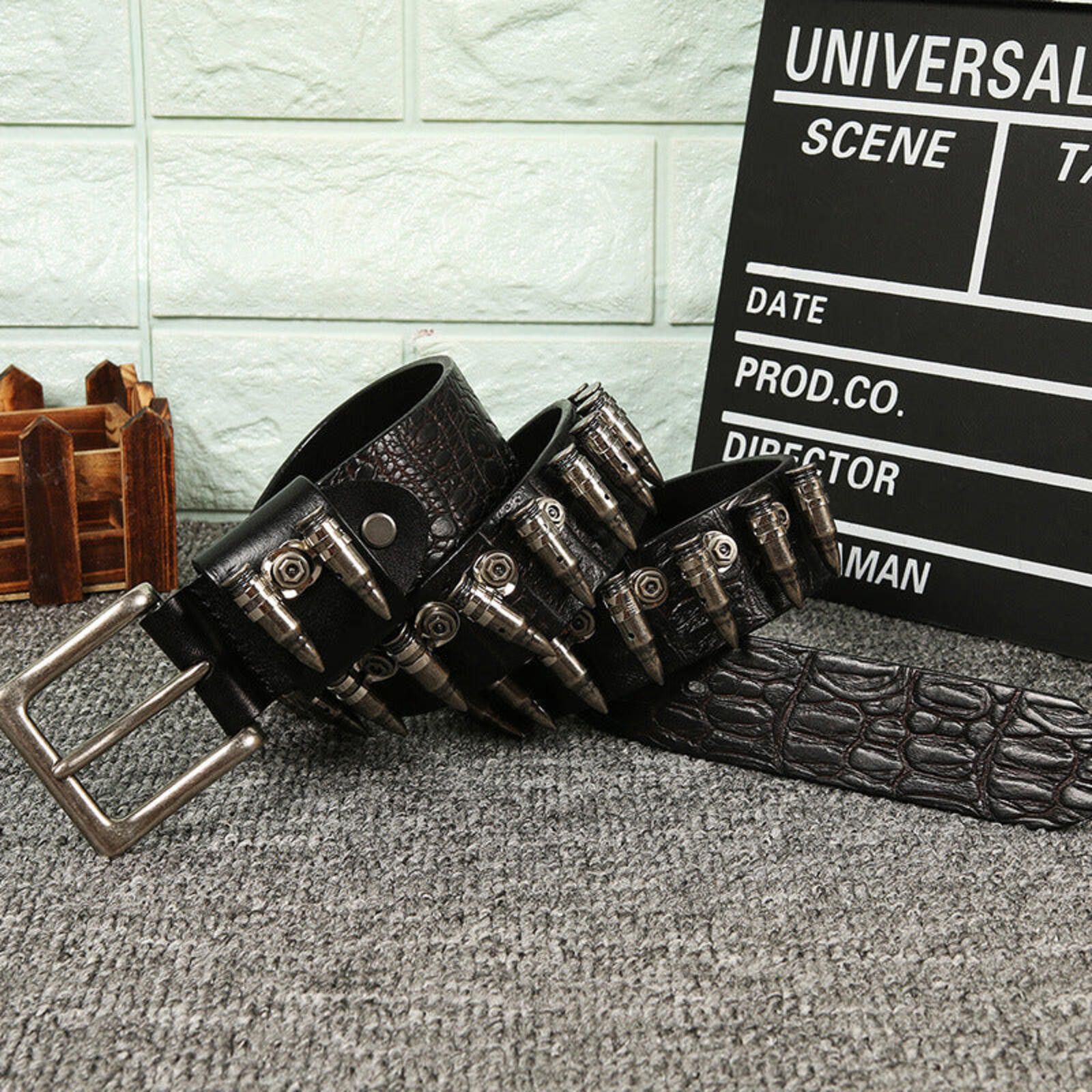 Other Bullet Rivet Studded Leather Belt Size ONE SIZE - 1 Thumbnail