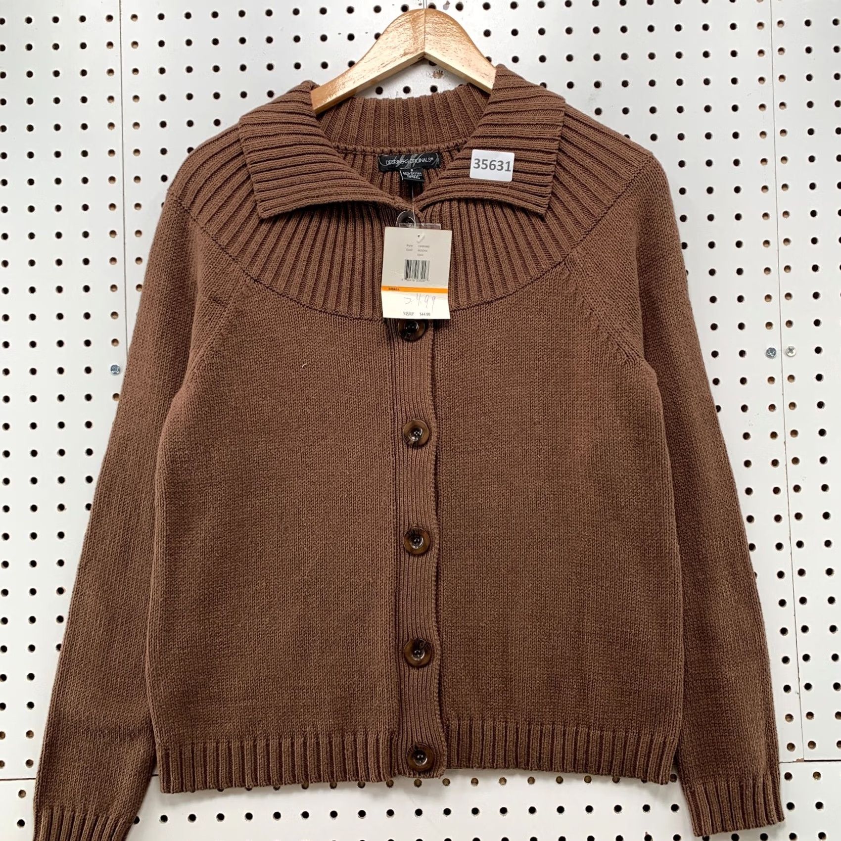 Vintage Vintage Designers Originals Cardigan Sweater Women Small Collared NEW NWT 19x22 Size S / US 4 / IT 40 - 2 Thumbnail
