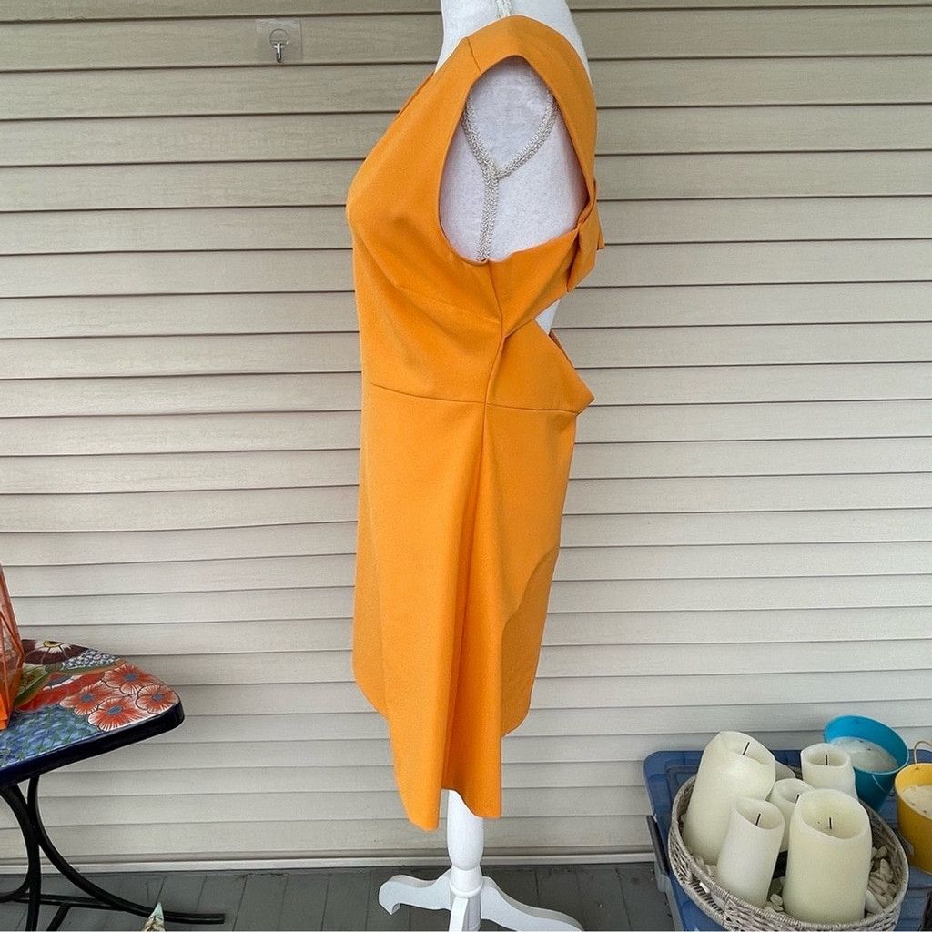 Zara Zara Cut Out Fit & Flare Mini Dress Size L Size L / US 10 / IT 46 - 3 Thumbnail