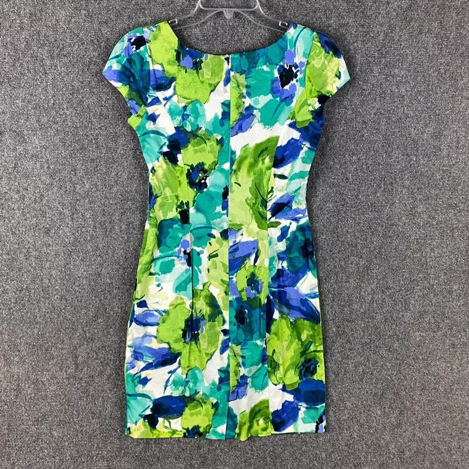 Other IZ Byer Dress Women's Size 5 Multicolor Shift Half Sleeve Size M / US 6-8 / IT 42-44 - 5 Thumbnail