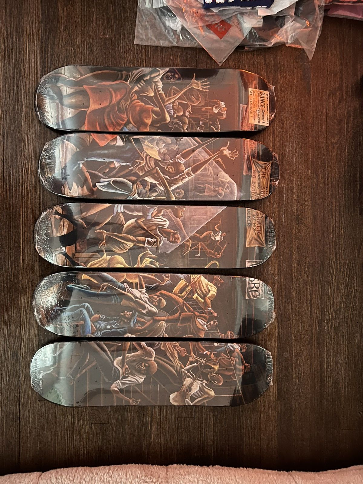 Supreme Supreme/Ernie Barnes Skateboard Deck Set (Set of 5) Size ONE SIZE - 3 Thumbnail