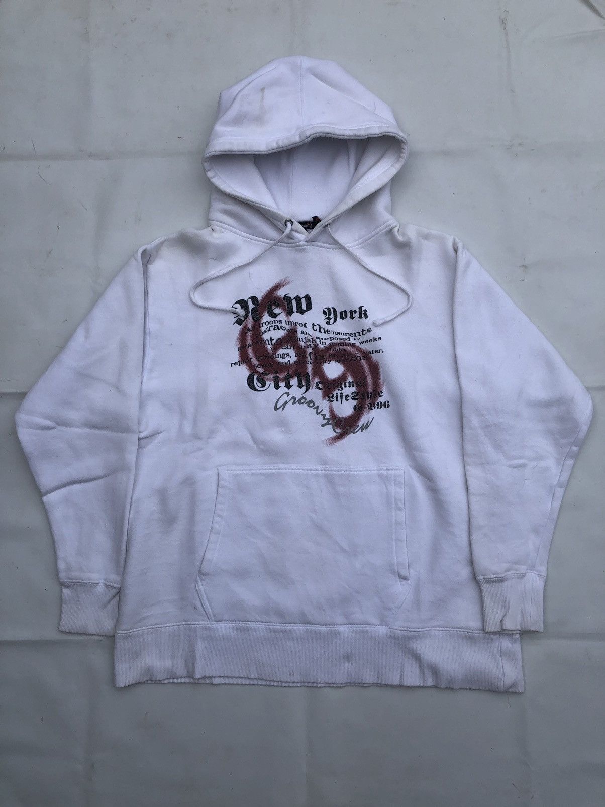 Japanese Poem Broovy Crew Hoodie ifsixwasnine lgb style