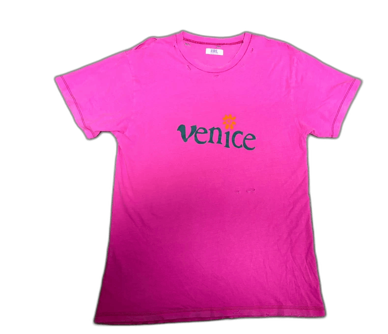 ERL ERL Pink Vintage Short Sleeve T-Shirt Size M / US 6-8 / IT 42-44 - 1 Thumbnail