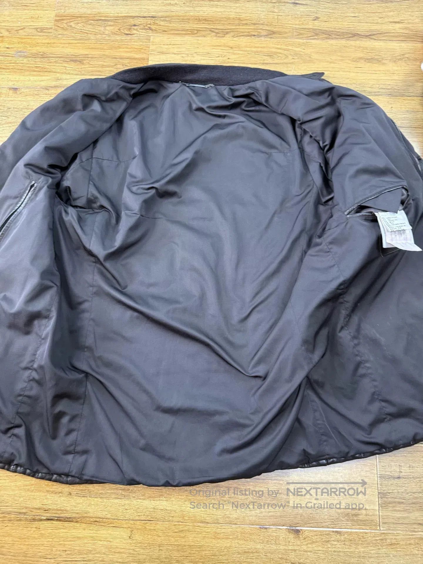 Ermenegildo Zegna Zegna Men's Leather Jacket Size 50. Size US M / EU 48-50 / 2 - 3 Thumbnail