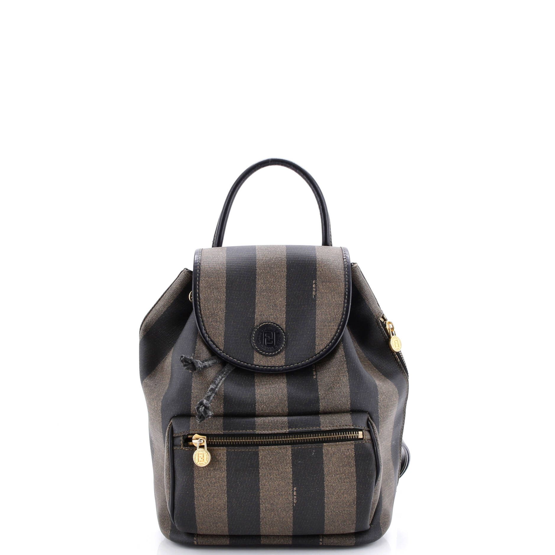 Fendi Pequin Front Pocket Backpack Size ONE SIZE - 1 Thumbnail