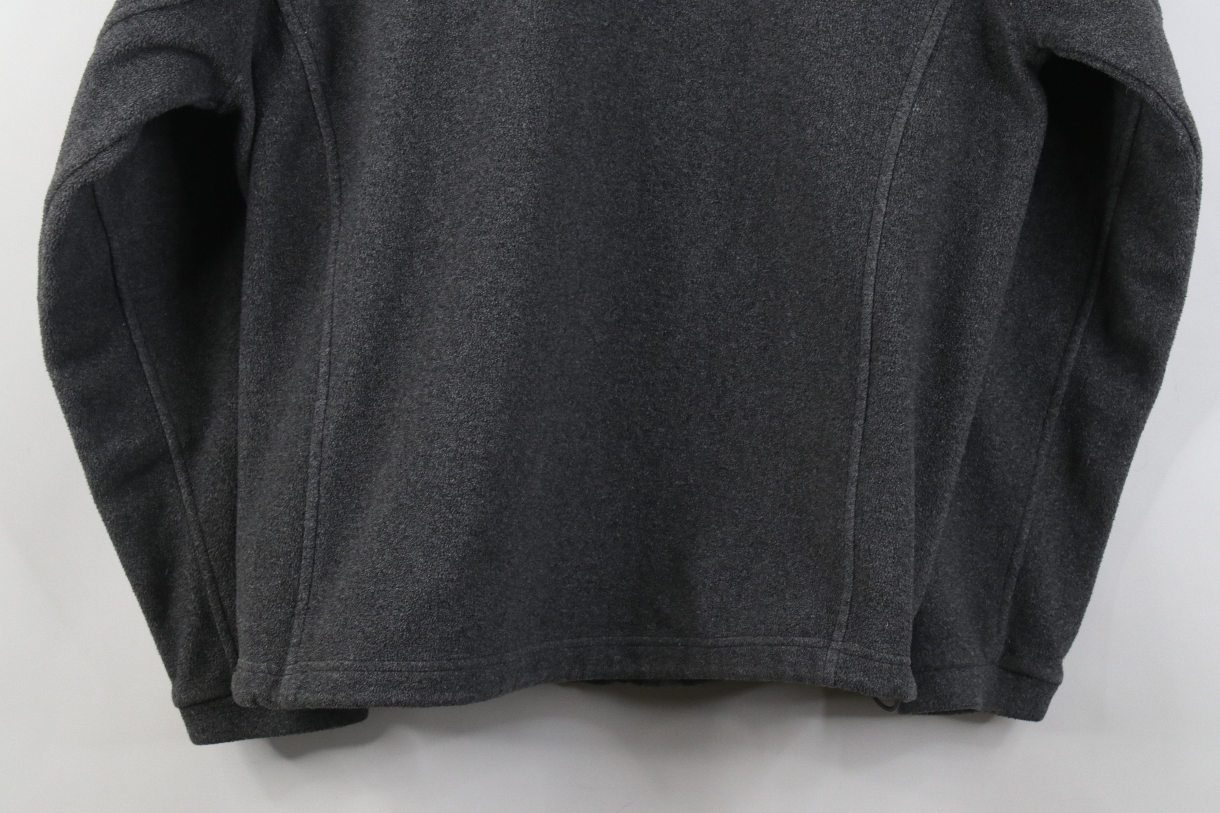 The North Face Vintage The North Face Spell Out Full Zip Fleece Jacket Gray Size US S / EU 44-46 / 1 - 14 Thumbnail