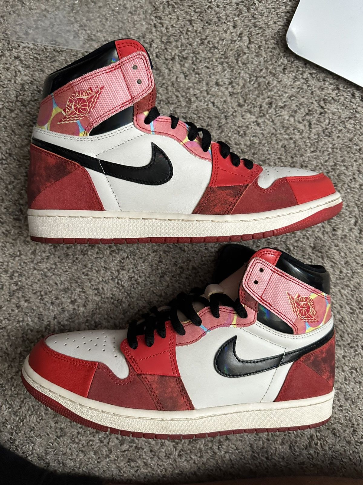 Nike Air jordan 1 Spiderman origin chicago chapter - size 10.5 Size US 10.5 / EU 43-44 - 1 Thumbnail