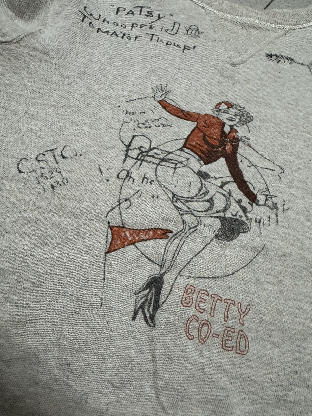 Warehouse & Co. WAREHOUSE JAPAN BETTY CO-ED PATSY SWEATSHIRT Size US M / EU 48-50 / 2 - 5 Thumbnail