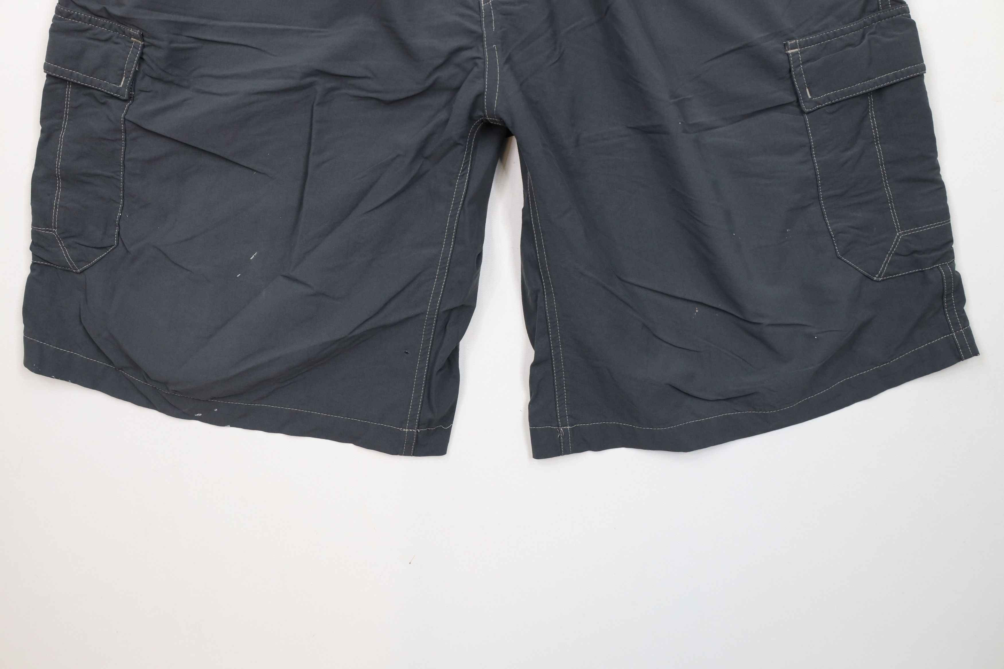 Kuhl × Vintage Kuhl Mountain Distressed Hiking Climbing Cargo Shorts Gray Size US 40 / EU 56 - 4 Thumbnail