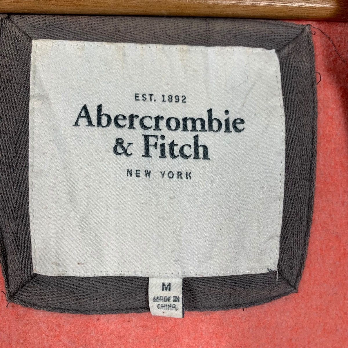 Abercrombie & Fitch ABERCROMBIE Spellout Big Logo Zipper Hoodies #3610-C165 Size US M / EU 48-50 / 2 - 13 Thumbnail