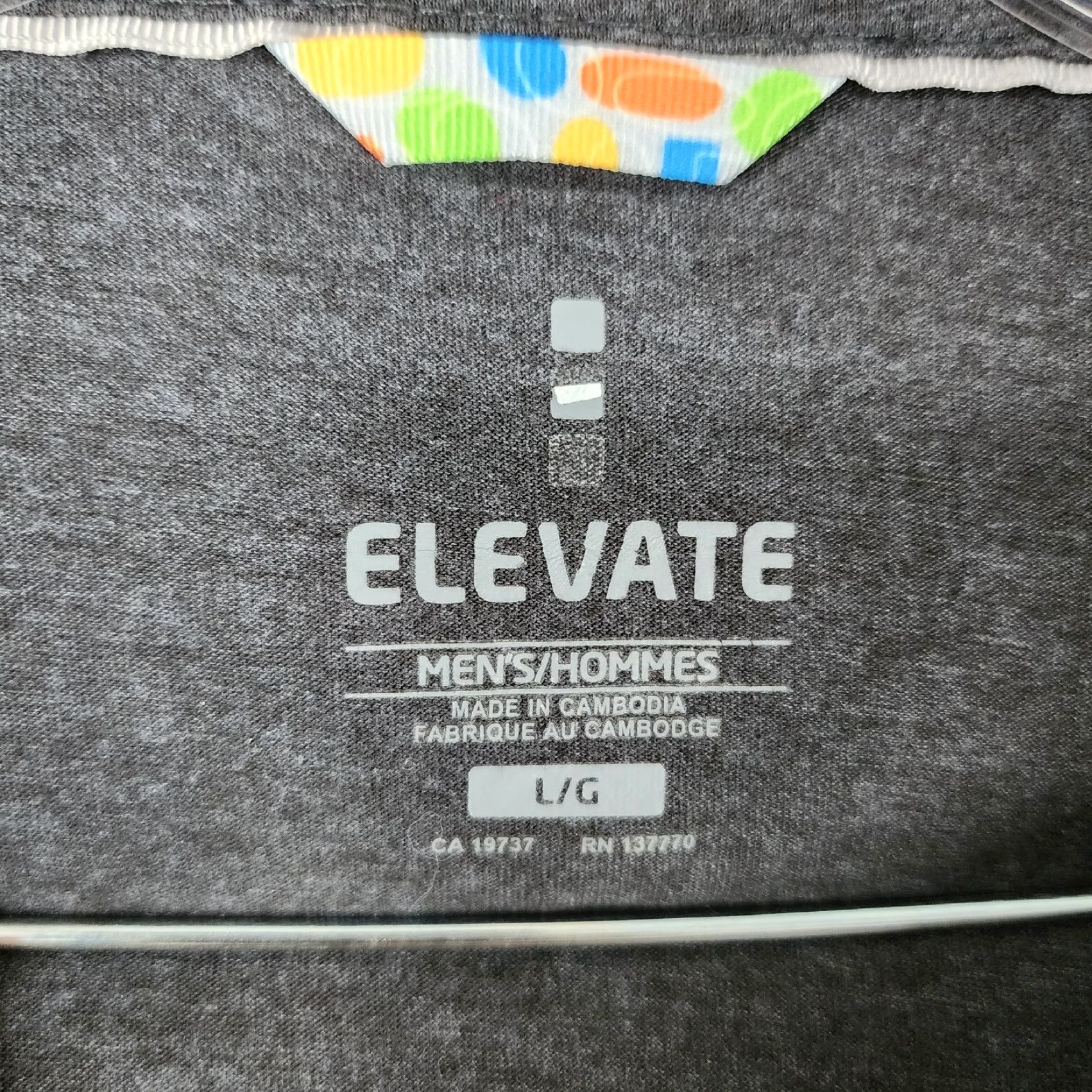 Vintage ELEVATE Men's Gray Short Sleeve Polo Size L Size US L / EU 52-54 / 3 - 4 Thumbnail