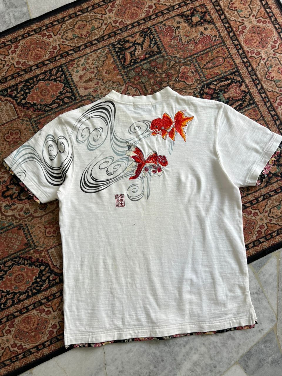 Japanese Brand Karakuri Tamashi Embroidered Shirt Size US M / EU 48-50 / 2 - 5 Thumbnail