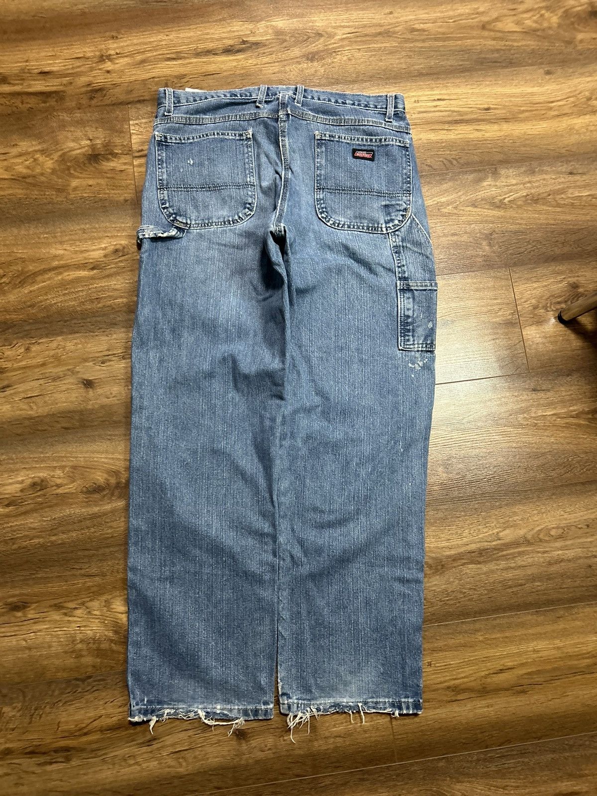 Carhartt × Dickies × Vintage Vintage Dickies baggy Distressed denim jeans Size US 36 / EU 52 - 1 Thumbnail