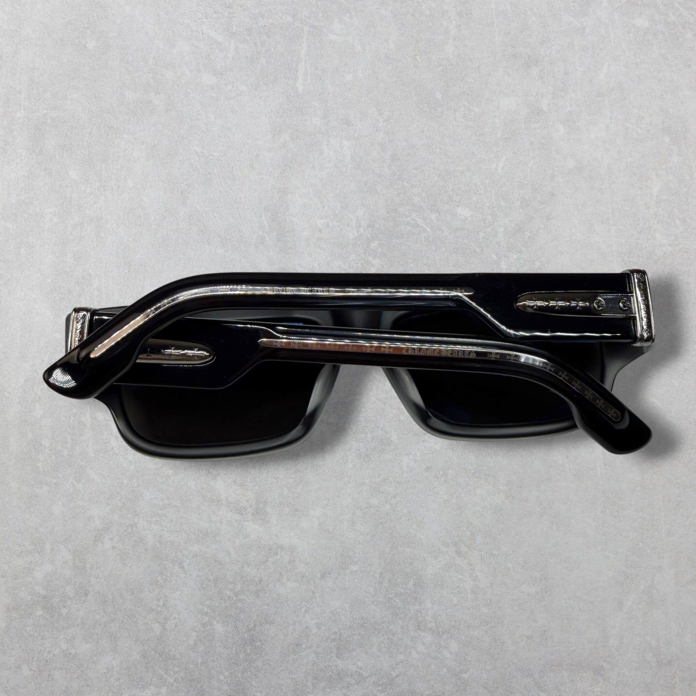 Chrome Hearts Chrome Hearts Girth Quake Black Sunglasses Size ONE SIZE - 5 Thumbnail