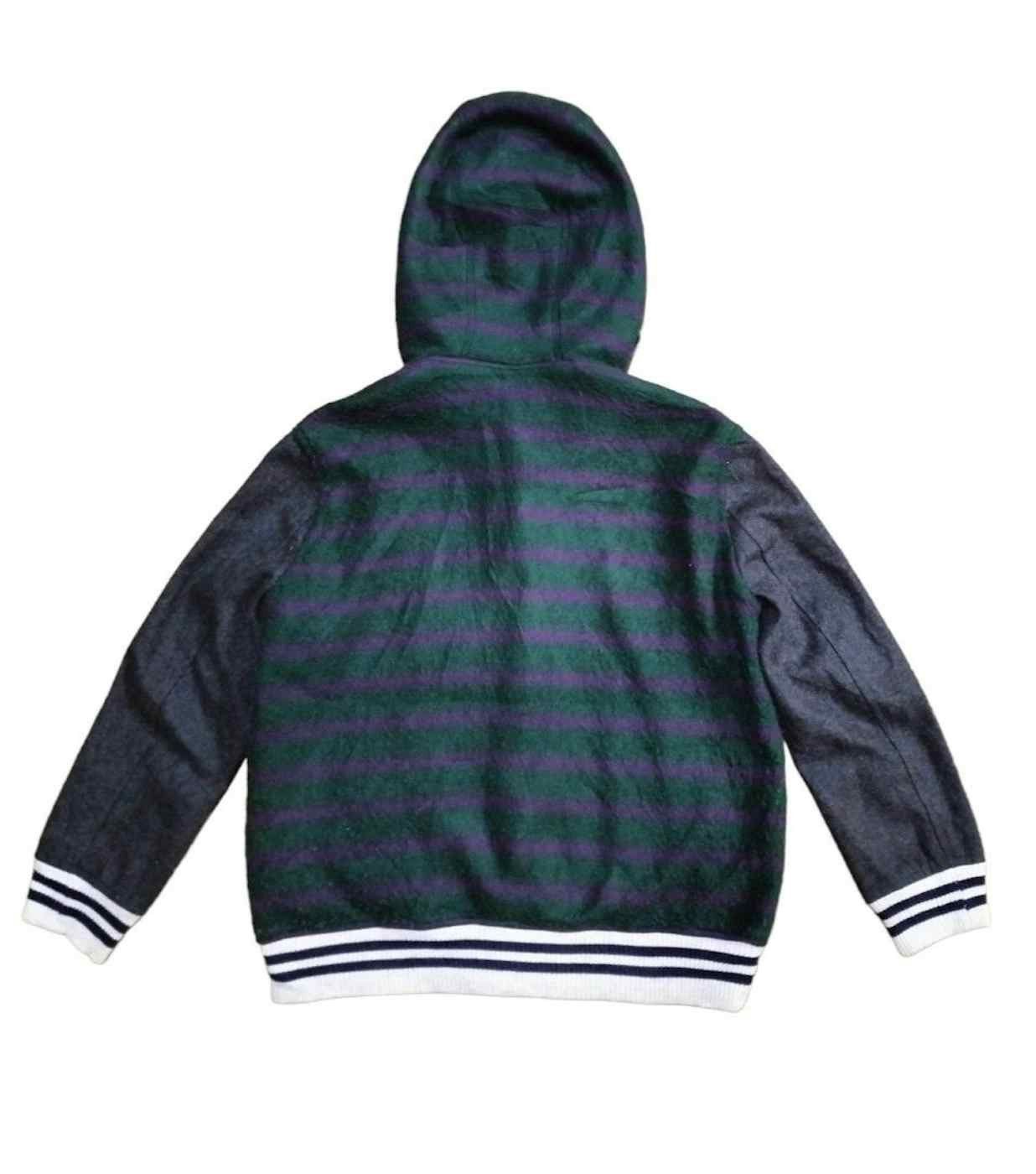Issey Miyake 🔥Issey Miyake Mercibeaucoup Varsity Hodded Stripe Jacket Size US M / EU 48-50 / 2 - 2 Thumbnail