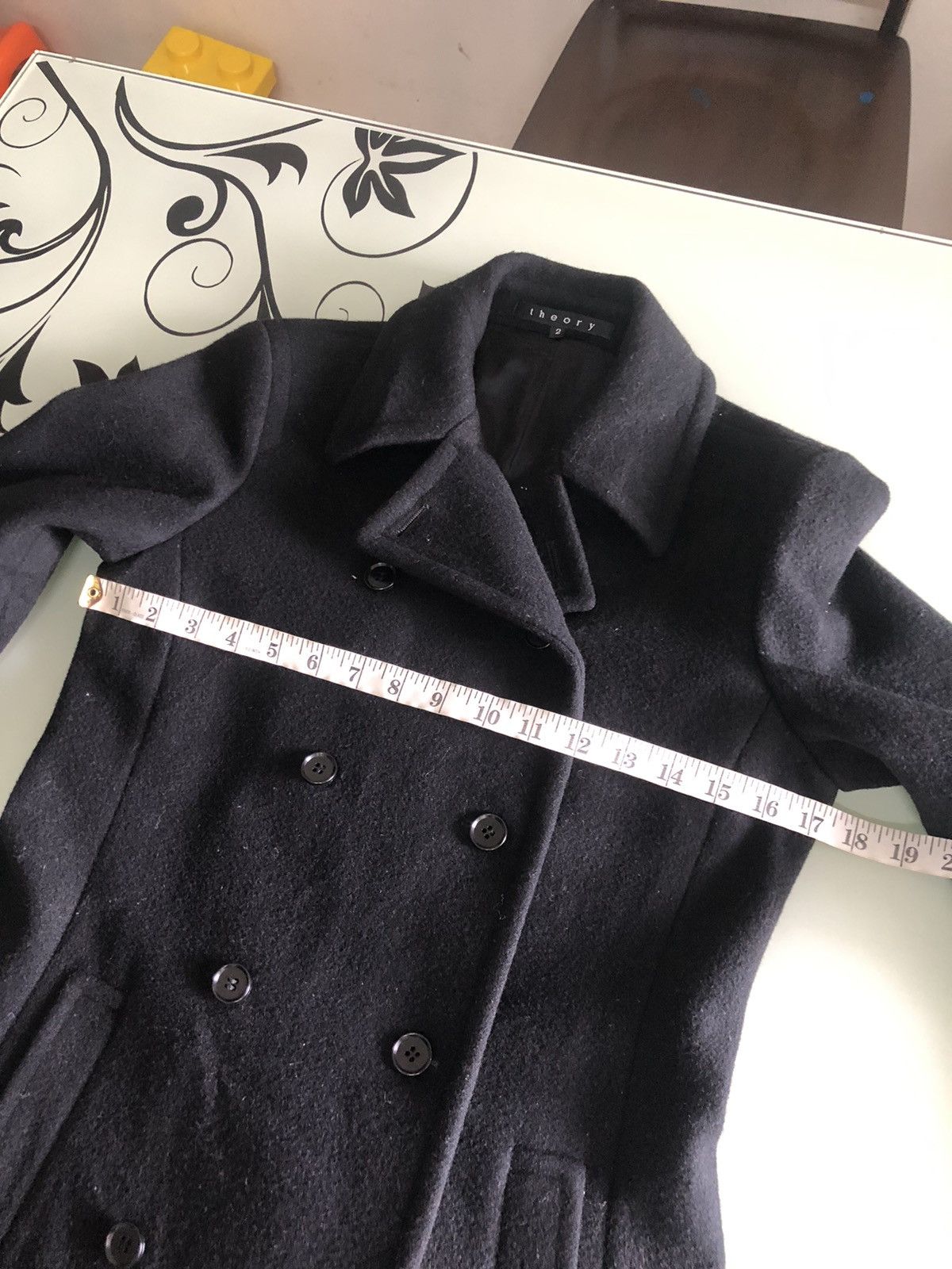 Theory 🏴 Theory Wool Blend Double Breasted Peacoat Size XS / US 0-2 / IT 36-38 - 15 Thumbnail