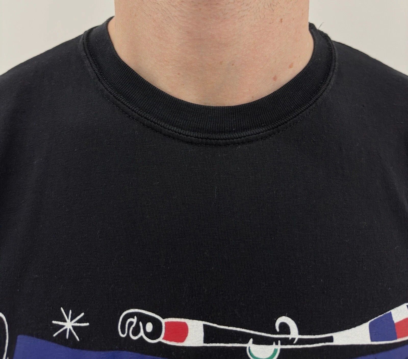 Vintage VINTAGE 1990s ORIGINAL SUC JOAN MIRO PRODUCTION ART SHIRT Size US M / EU 48-50 / 2 - 10 Thumbnail