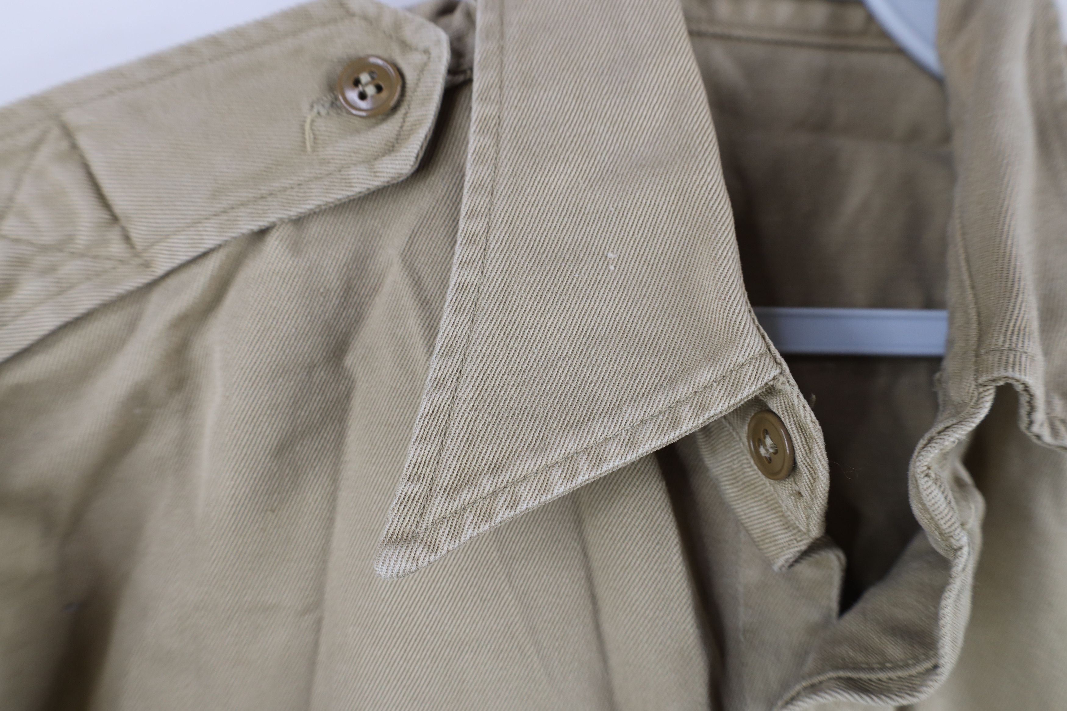 Vintage Vintage 40s World War II Army Patch Field Shirt Beige USA Size US M / EU 48-50 / 2 - 6 Thumbnail