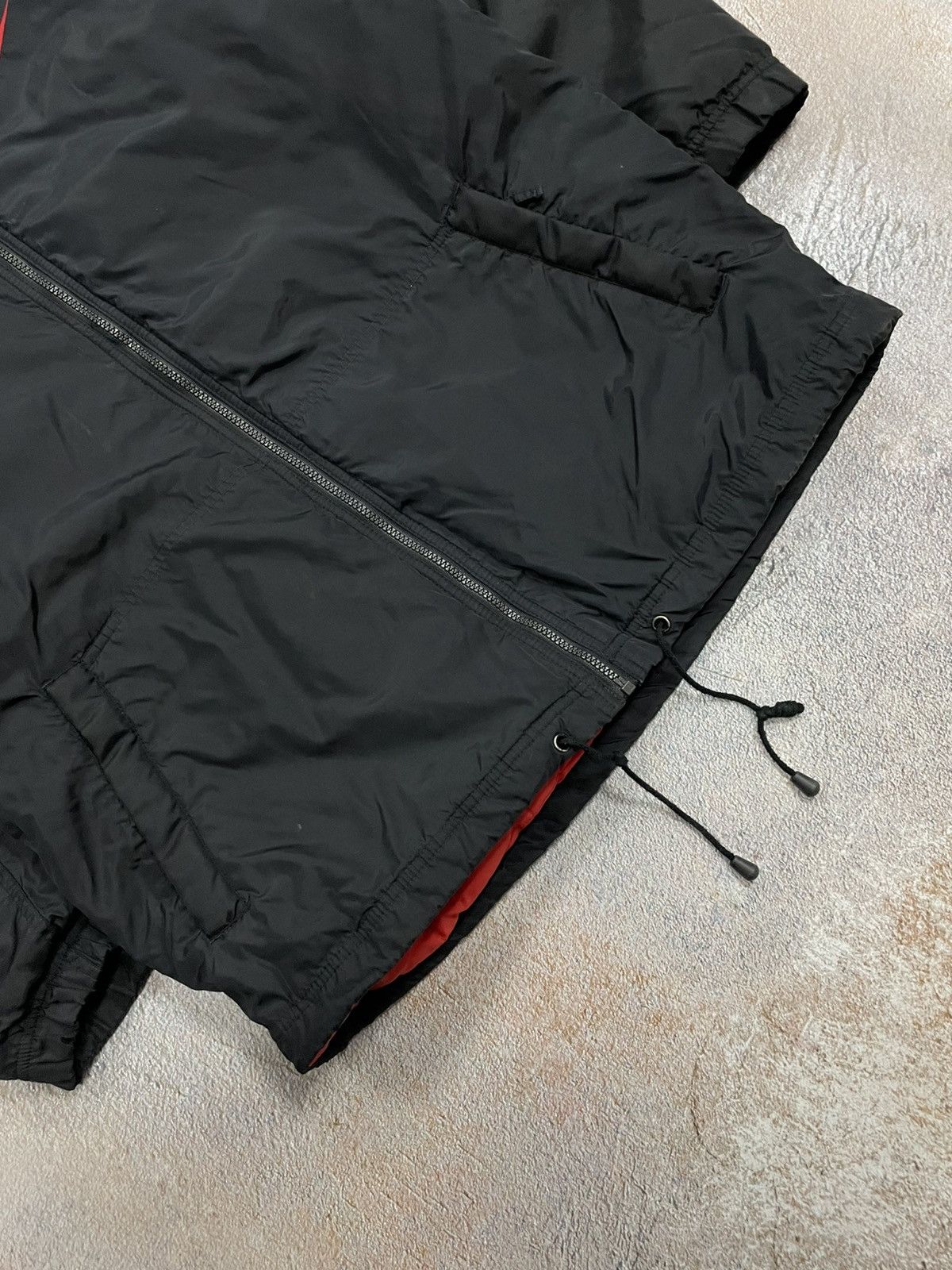 Nike Vintage Nike Big Logo Nylon Black Jacket Size US M / EU 48-50 / 2 - 6 Thumbnail