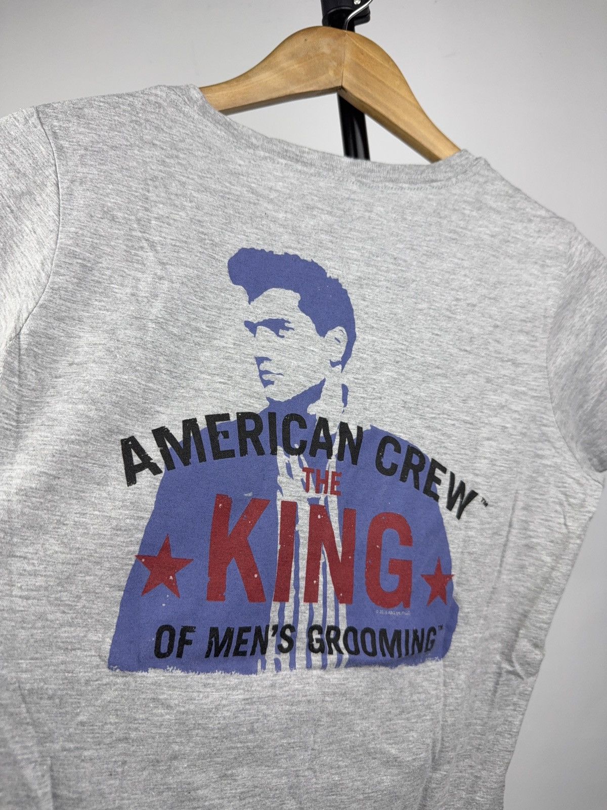 Vintage 00s Elvis Presley x American Crew Promo Y2K Tee Gray M Size M / US 6-8 / IT 42-44 - 6 Thumbnail