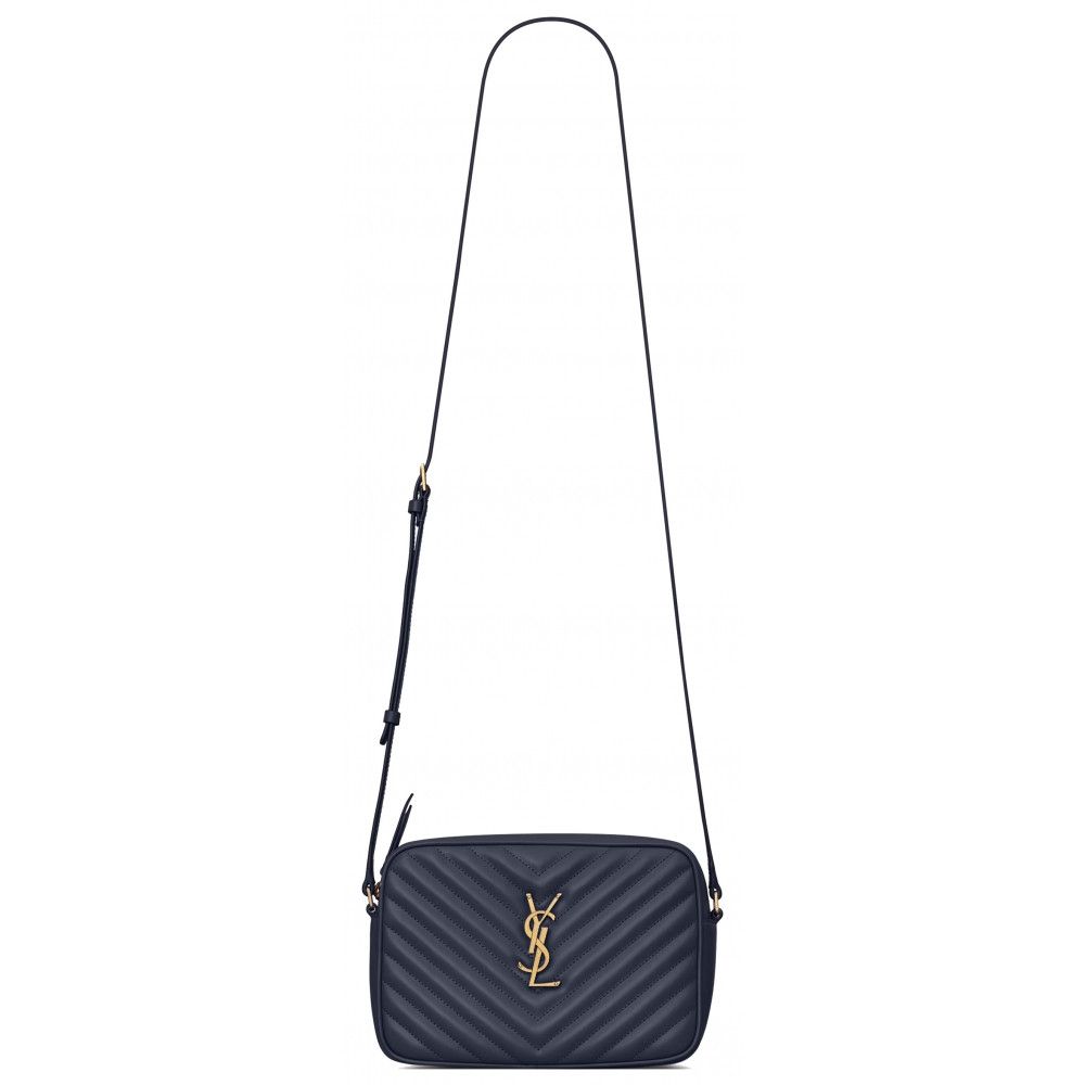 Saint Laurent Paris o1s1wg110125 761554 Size: OS / Lou Camera Bag in Blue Size ONE SIZE - 1 Thumbnail
